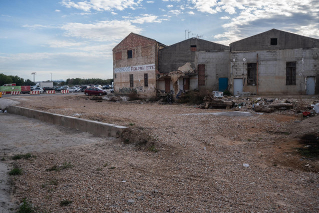 Estado actual de una zona de Catarroja afectada por la dana del 29 de octubre de 2024, a 20 de octubre de 2025, en Catarroja, Valencia (España). Se cumple un año de la dana en Valencia que provocó la muerte de 229 personas y numerosos daños materiales pro