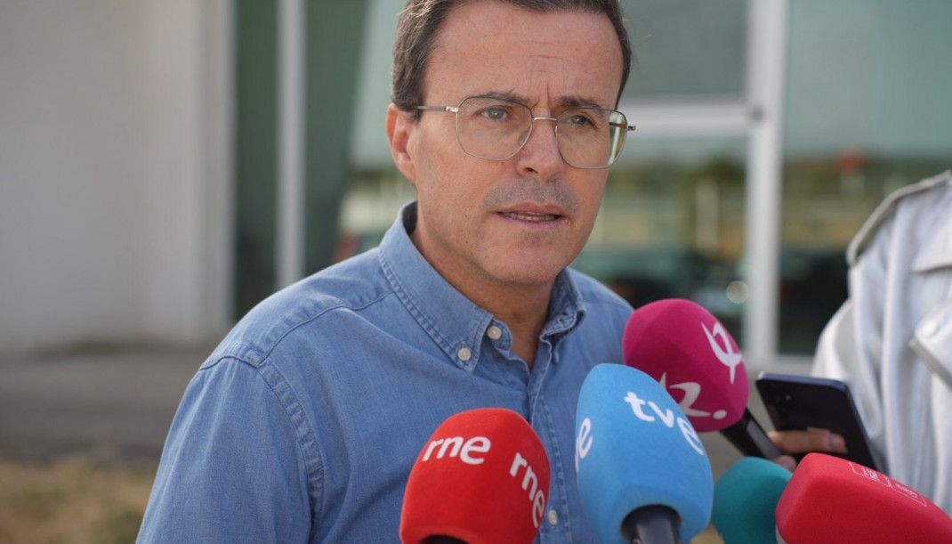 Archivo - Imagen de archivo del secretario general del PSOE de Extremadura, Miguel Ángel Gallardo