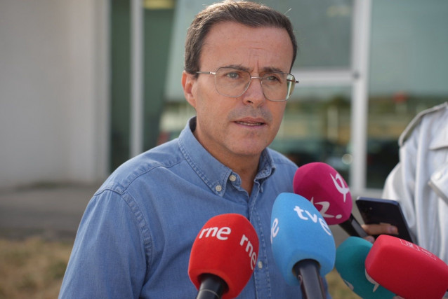 Archivo - Imagen de archivo del secretario general del PSOE de Extremadura, Miguel Ángel Gallardo