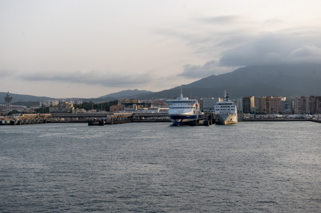 Archivo - Vista del puerto de Algeciras.