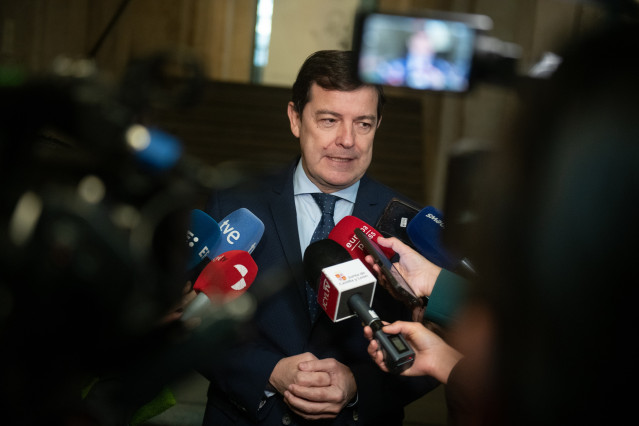 El presidente de la Junta de Castilla y León, Alfonso Fernández Mañueco, en una imagen de archivo.