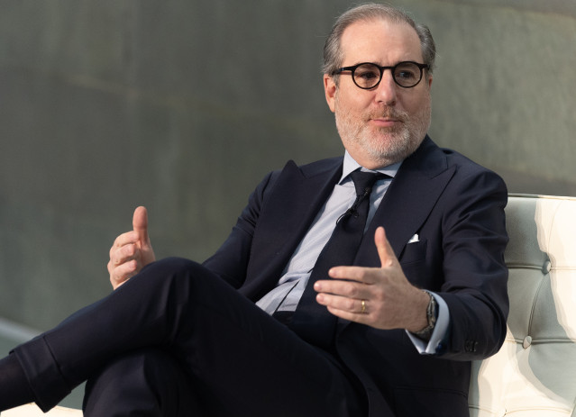 Archivo - El consejero delegado del Banco Santander, Héctor Grisi, a 14 de marzo de 2025, en Madrid (España).