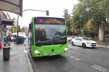 Un autobús de Aucorsa.