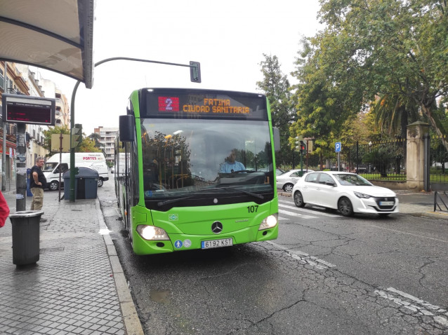Un autobús de Aucorsa.