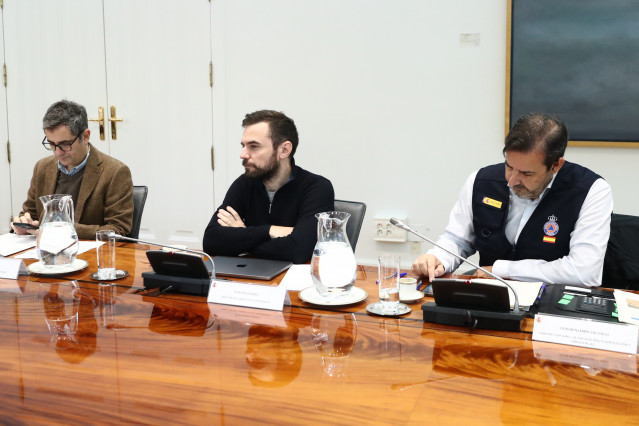 Archivo - El director del Gabinete del presidente, Diego Rubio, en el centro.