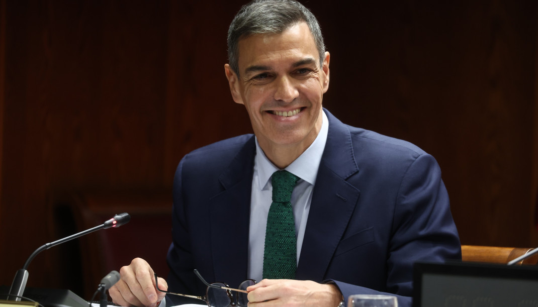 El presidente del Gobierno, Pedro Sánchez, comparece en la Comisión de Investigación sobre el 'caso Koldo', en el Senado, a 30 de octubre de 2025, en Madrid (España). Sánchez, comparece ante la c