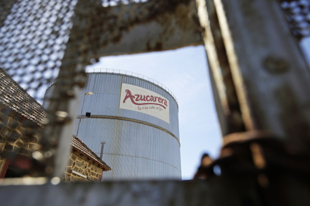 Archivo - Detalle de la fábrica de la Azucarera  en La Bañeza, León, Castilla y León (España).