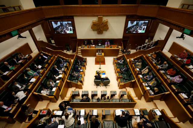 Pleno en el Parlamento Vasco