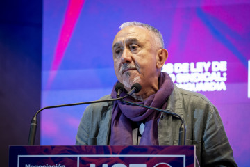 El secretario general de la UGT, Pepe Álvarez