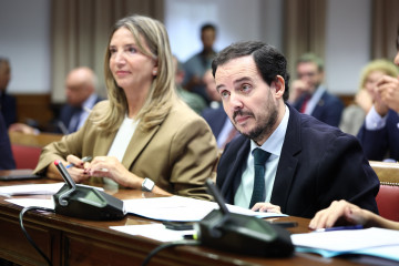 El senador del PP Alejo Joaquín Miranda durante la Comisión de Investigación sobre el 'caso Koldo', en el Senado, a 30 de octubre de 2025, en Madrid (España).