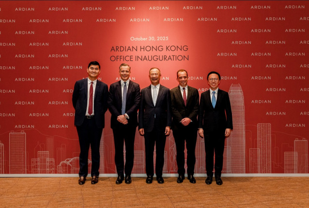 Ardian abre oficina en Hong Kong para reforzar su expansión en Asia.