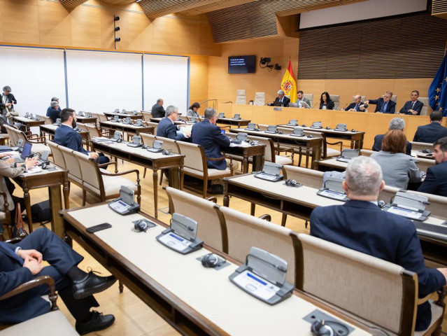 Diego Rubio, director de Gabinete de Presidencia del Gobierno, compareciendo ante la Comisión Mixta