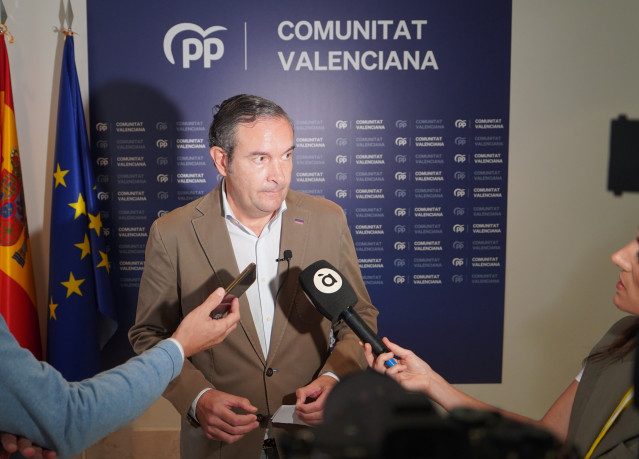 El portavoz del PP en la comisión de investigación de la dana en Les Corts, Fernando Pastor,