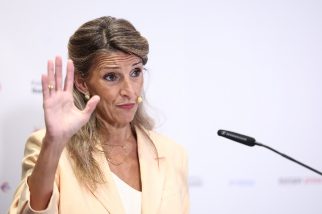 La vicepresidenta segunda del Gobierno y ministra de Trabajo y Economía Social, Yolanda Díaz