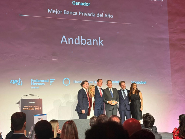 Entrega de los premios Citywire a Andbank.