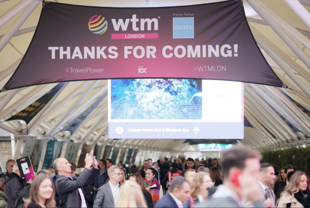 Archivo - La WTM de Londres de 2024 cierra su 45 edición con un 6% más de asistentes, hasta las 46.316 personas.