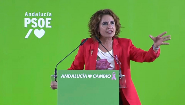 La secretaria general del PSOE de Andalucía, María Jesús Montero, en una imagen de archivo.