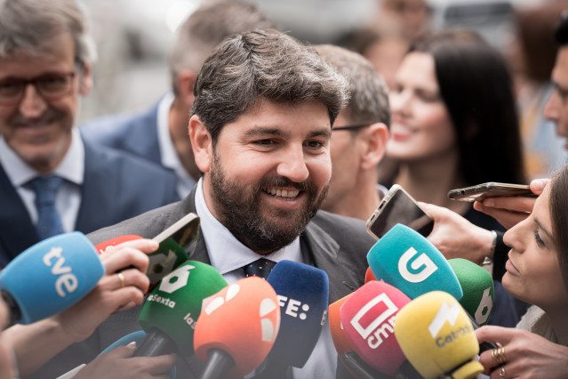 Archivo - El presidente de la Región de Murcia, Fernando López Miras