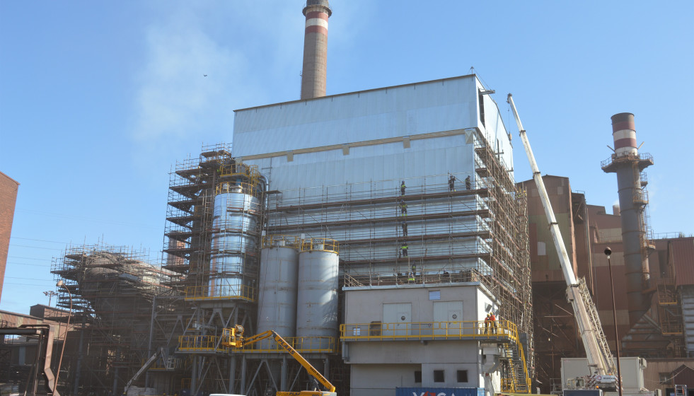 Archivo - Factoria de ArcelorMittal en Gijón