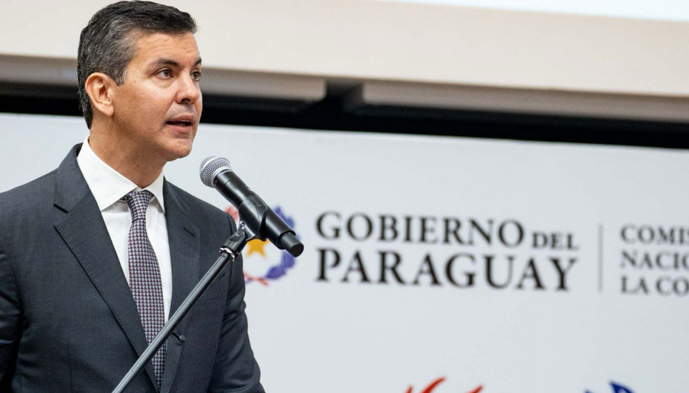 El presidente de Paraguay, Santiago Peña.