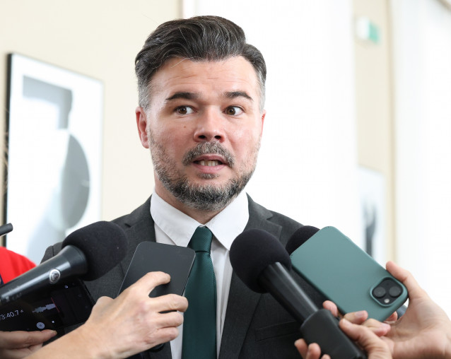 El portavoz de ERC en el Congreso, Gabriel Rufián