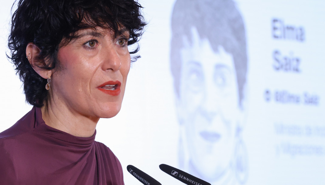La ministra de Inclusión, Seguridad Social y Migraciones, Elma Saiz