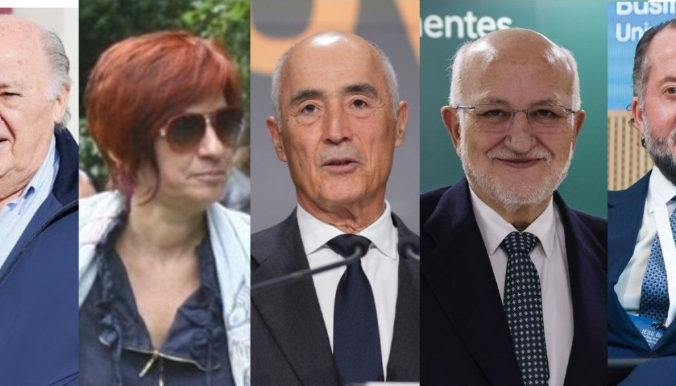 Top 5 de los más ricos de España.