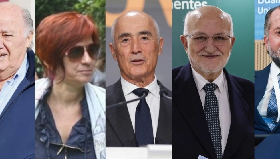 Top 5 de los más ricos de España.