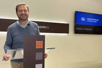 El portavoz del PP Aragón, Fernando Ledesma.