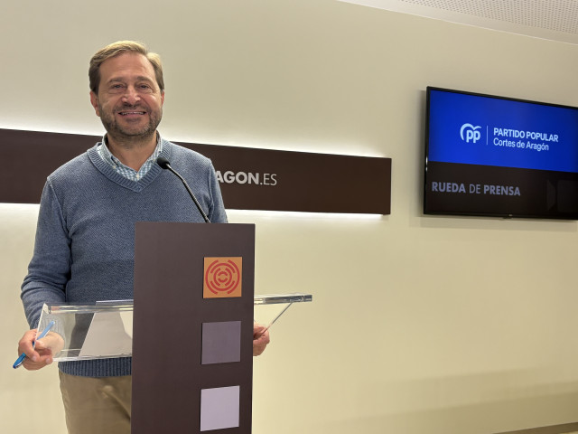 El portavoz del PP Aragón, Fernando Ledesma.