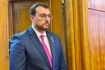 Archivo - El presidente del Principado, Adrián Barbón, en una imagen de archivo