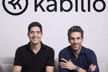 Archivo - Los fundadores de Kabilio, Jose Ojeda y Álex Valls.