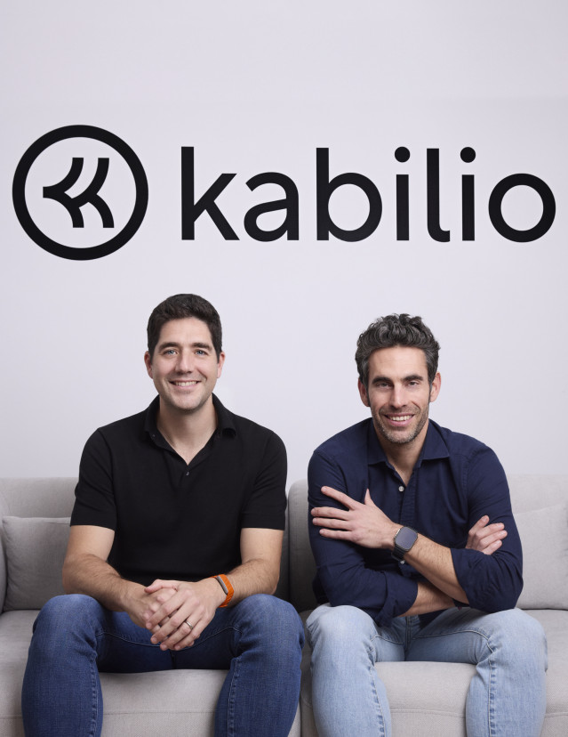 Archivo - Los fundadores de Kabilio, Jose Ojeda y Álex Valls.