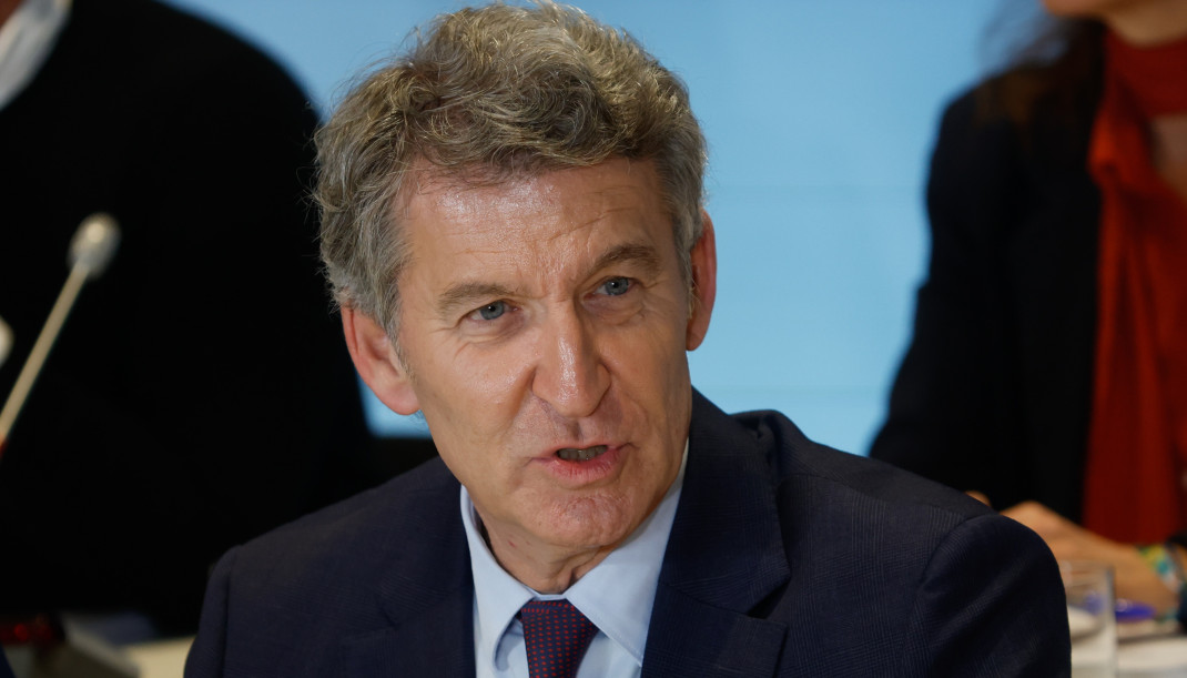 El presidente del Partido Popular, Alberto Núñez Feijóo, preside el Comité Ejecutivo Nacional del partido.