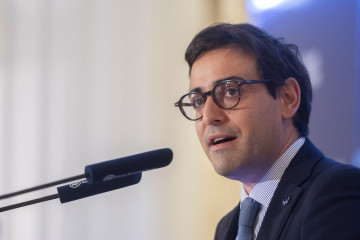 Archivo - El vicepresidente ejecutivo de Prosperidad y Estrategia Industrial de la Comisión Europea, Stéphane Séjourn, en un evento el pasado octubre en Madrid.