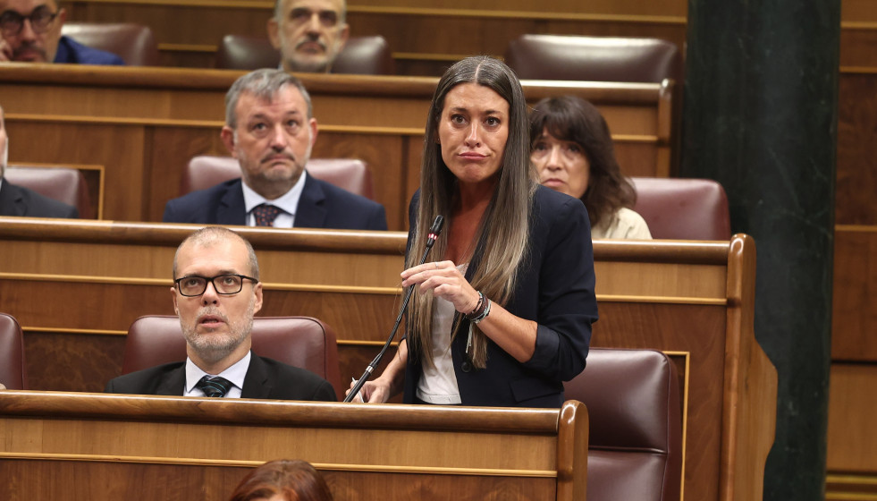 La portavoz de Junts en el Congreso, Miriam Nogueras.