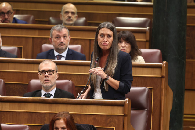 La portavoz de Junts en el Congreso, Miriam Nogueras.