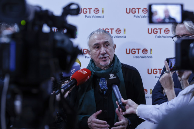 El secretario General de UGT, Pepe Álvarez, participa en la Escola sindical 'Societat i treball', un espacio de encuentro, análisis y formación, que este año pone el foco en la 'Comunicación para nuevas conquistas sindicales