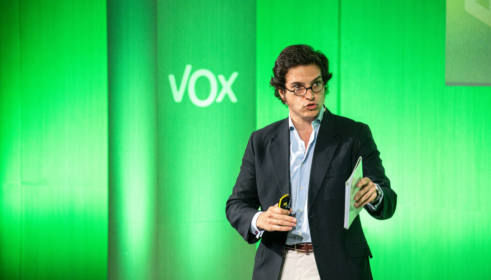 Archivo - El diputado de Vox José María Figaredo.