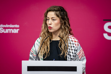 Archivo - La coordinadora del Movimiento Sumar, Lara Hernández.
