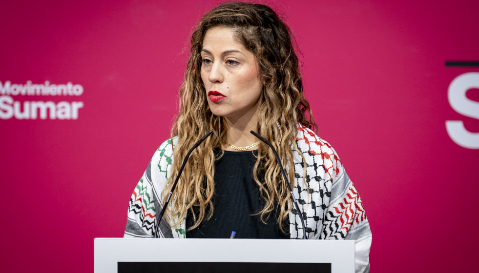 Archivo - La coordinadora del Movimiento Sumar, Lara Hernández.