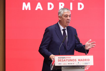 El presidente de IFEMA Madrid, José Vicente de los Mozos, durante un desayuno informativo en el Meeting Place, a 7 de noviembre de 2025, en Madrid (España).