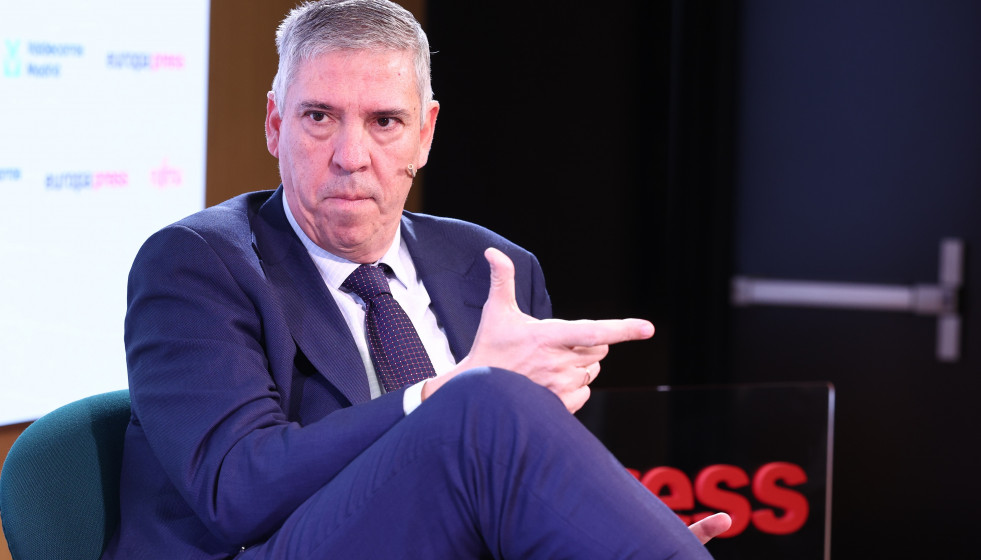 El presidente de IFEMA Madrid, José Vicente de los Mozos, durante un desayuno informativo en el Meeting Place, a 7 de noviembre de 2025, en Madrid (España).