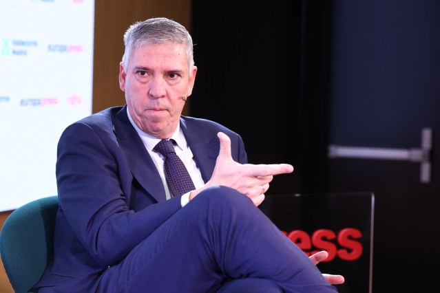 El presidente de IFEMA Madrid, José Vicente de los Mozos, durante un desayuno informativo en el Meeting Place, a 7 de noviembre de 2025, en Madrid (España).