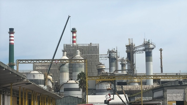 Archivo - La fábrica de Ence en Pontevedra