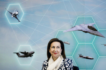 Archivo - La ministra de Defensa, Margarita Robles, ien una imagen de archivo