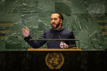Archivo - El presidente de El Salvador, Nayib Bukele.