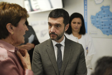 El ministro de Derechos Sociales, Consumo y Agenda 2030, Pablo Bustinduy, en la Roda.