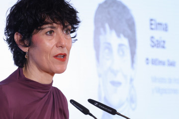 La ministra de Inclusión, Seguridad Social y Migraciones, Elma Saiz.