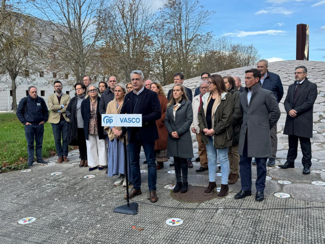 De Andrés ha presidido el acto con motivo del 'Día de la Memoria' organizado por el PP